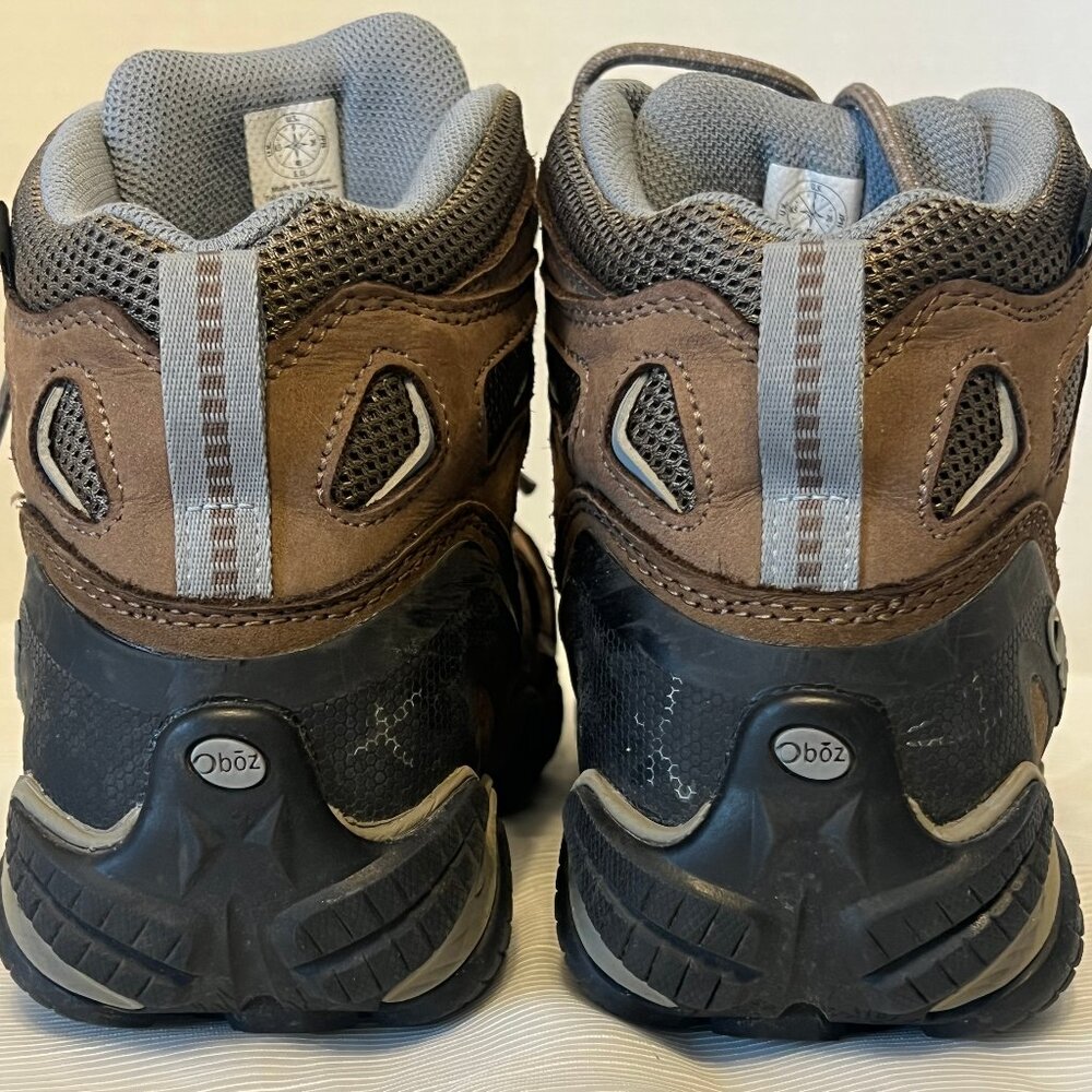 Oboz Sawtooth II Womens' Brown Mid B-Dry Waterproof Hiking Boots - Picture 6 of 14